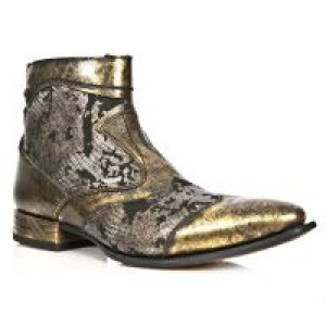  M.NW111-R3 BOX OROMANE NOBUCK NEGRO TEJUS ORO VIP 1 NEGRO -  3