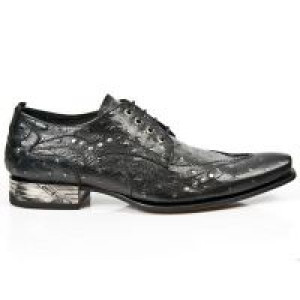  M.NW119-C3 AVESTRUZ NEGRO ACERO VIP1 NEGRO SUELA AC T VIP AC New Rock M.NW119-C3 -  