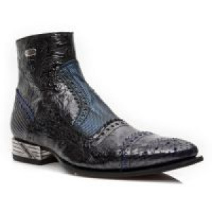  M.NW133-C2 PITON NEGRO GRAFITO REVESS AZUL DRAMA CHAROL NEGR -  2