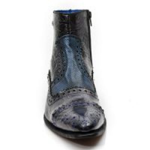  M.NW133-C2 PITON NEGRO GRAFITO REVESS AZUL DRAMA CHAROL NEGR -  3