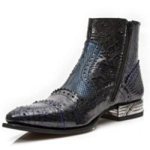  M.NW133-C2 PITON NEGRO GRAFITO REVESS AZUL DRAMA CHAROL NEGR -  4