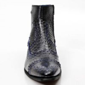  M.NW133-C3 PITON NEGRO GRAFITO REVESS AZUL VIP1 GUM NEGRO TA -  3