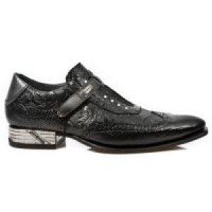  M.NW137-C3 PITON NEGRO VINTAGE FLOWER NEGRO PULIK ACERO ELAS New Rock M.NW137-C3 -  