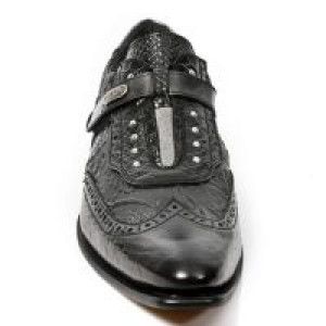  M.NW137-C3 PITON NEGRO VINTAGE FLOWER NEGRO PULIK ACERO ELAS -  3