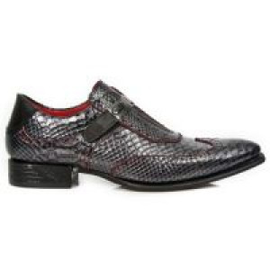 Ботинки M.NW137-R1 PITON NEGRO GRAFITO REVESS ROJO,COCO NEGRO GRAFIT New Rock M.NW137-R1 - маленькая картинка