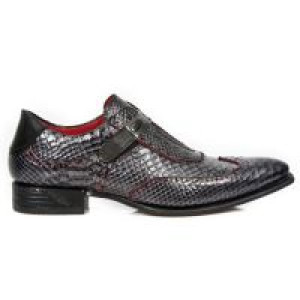  M.NW137-R1 PITON NEGRO GRAFITO REVESS ROJO,COCO NEGRO GRAFIT -  1