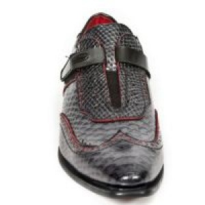  M.NW137-R1 PITON NEGRO GRAFITO REVESS ROJO,COCO NEGRO GRAFIT -  3