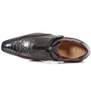  M.NW137-R1 PITON NEGRO GRAFITO REVESS ROJO,COCO NEGRO GRAFIT -  7