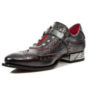  M.NW138-C2 PITON NEGRO GRAFITO REVESS ROJO,COCO NEGRO GRAFIT -  4