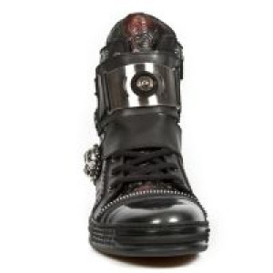  M.PS028-C2 PULIK ACERO ITALI NEGRO VINTAGE2 FLOWER ROJO PISA -  3