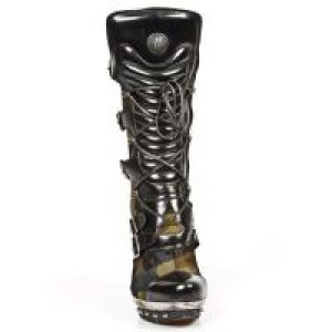  M.PUNK001-C15 NOMADA NEGRO PELO CAMUFLAJE MUSGO PL ACERO PUN -  3