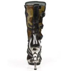  M.PUNK001-C15 NOMADA NEGRO PELO CAMUFLAJE MUSGO PL ACERO PUN -  5