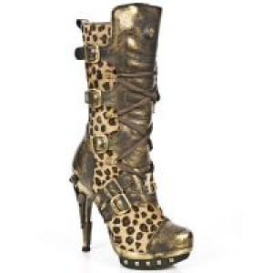  M.PUNK001-C70 BOX OROMANE LEOPARDO PELO MARRON PLATAF ORO -  2