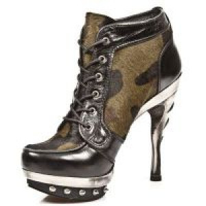  M.PUNK006-C11 NOMADA NEGRO PELO CAMUFLAJE MUSGO PUNK COBRA G -  4