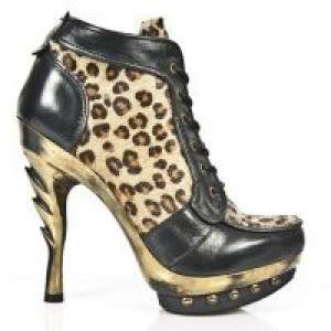  M.PUNK006-C20 NOMADA NEGRO LEOPARDO PELO MARRON PL ORO PUNK -  1