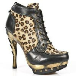  M.PUNK006-C20 NOMADA NEGRO LEOPARDO PELO MARRON PL ORO PUNK -  2