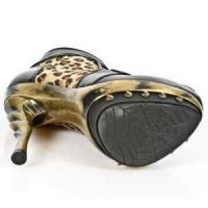  M.PUNK006-C20 NOMADA NEGRO LEOPARDO PELO MARRON PL ORO PUNK -  6