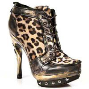  M.PUNK006-C6 BOX OROMANE LEOPARDO PELO MARRON PL ORO PUNK GA -  2