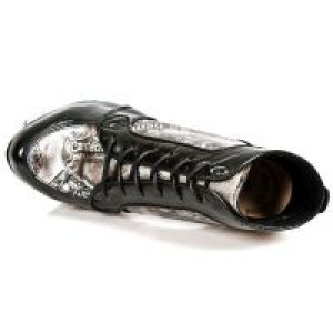  M.PUNK006-C9 NOMADA NEGRO BOSTON PLATA PIEL VIVO NEG PL ACER -  7