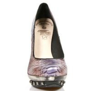  M.PUNK012-C20 PITON FUCSIA PIEL VIVO NEGRO PL ACERO PUNK REC -  3