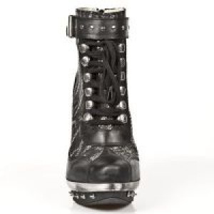  M.PUNK028-C1 ITALI NEGRO, PITON PLISADO NEGRO ACERO, PUNK GA -  3