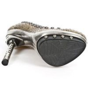  M.PUNK043-C18 PITON ORO PIEL VIVO NEG PL PUNK CALAVERA CRIST -  6