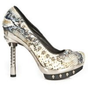  M.PUNK043-C19 PITON DIAMANTE AZUL PIEL VIVO NEG PL CAL CANYO New Rock M.PUNK043-C19 -  