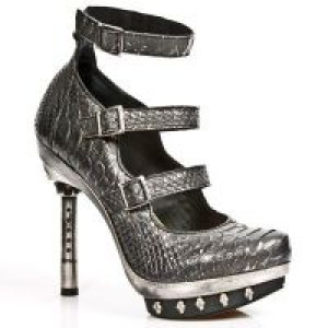  M.PUNK051-C2 PITON GRIS PLATA PL ACERO PUNK CRISTAL T CANYON -  2