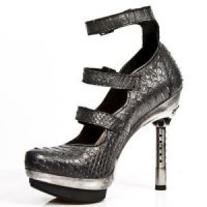  M.PUNK051-C2 PITON GRIS PLATA PL ACERO PUNK CRISTAL T CANYON -  4