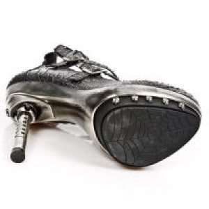  M.PUNK051-C2 PITON GRIS PLATA PL ACERO PUNK CRISTAL T CANYON -  6