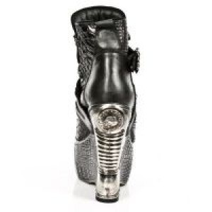  M.PZ001-C1 ITALI NEGRO PITON NEGRO PL PANZER PLATA TACON ACE -  5