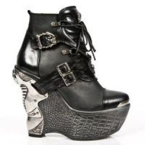  M.PZ001-C70 NOMADA NEGRO, ITALI NEGRO, PLATF.PANZER PLATA TA New Rock M.PZ001-C70 -  