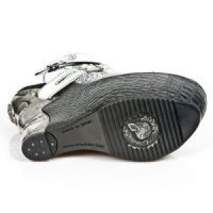  M.PZ001-L3 CHAROL BLANCO PITON BLANCO NEG PL PANZER NEGRO T -  6