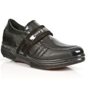  M.RK002-C8 CHAROL STUCO ACERO ITALI NEGRO VELOUR ROCKING NEG -  2