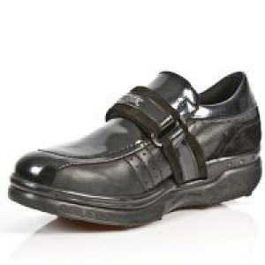  M.RK002-C8 CHAROL STUCO ACERO ITALI NEGRO VELOUR ROCKING NEG -  4