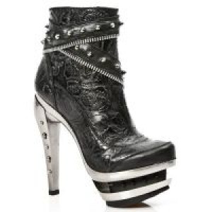  M.ROCK201-S1 ROCK NEGRO, VINTAGE FLOWER NEGRO, ROCK ACERO -  2