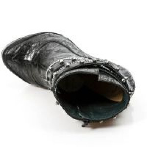  M.ROCK201-S1 ROCK NEGRO, VINTAGE FLOWER NEGRO, ROCK ACERO -  7