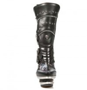  M.ROCK203-C1 ITALI NEGRO VINTAGE FLOWER LILA ROCK ACERO -  3