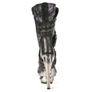  M.ROCK203-C1 ITALI NEGRO VINTAGE FLOWER LILA ROCK ACERO -  5