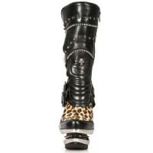  M.ROCK203-C2 ITALI NEGRO PELO LEOPARDO ROCK ACERO -  3