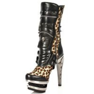  M.ROCK203-C2 ITALI NEGRO PELO LEOPARDO ROCK ACERO -  4