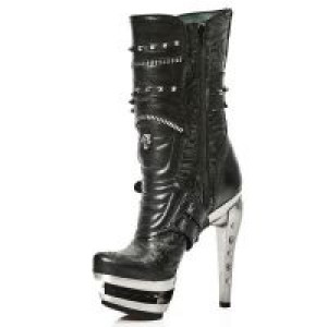  M.ROCK203-S1 ROCK NEGRO, VINTAGE FLOWER NEGRO, ROCK ACERO -  4