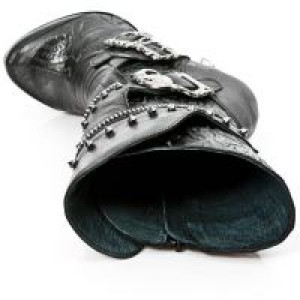  M.ROCK203-S1 ROCK NEGRO, VINTAGE FLOWER NEGRO, ROCK ACERO -  7