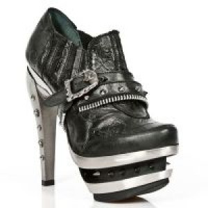  M.ROCK204-S1 ROCK NEGRO, VINTAGE FLOWER NEGRO, ROCK ACERO -  2