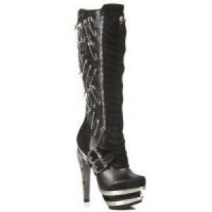  M.ROCK205-C1 VELOUR NEGRO NOMADA NEGRO ROCK ACERO -  2