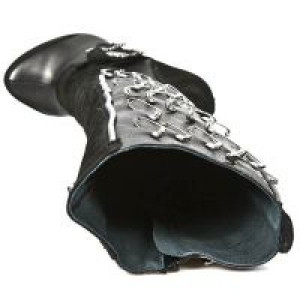  M.ROCK205-C1 VELOUR NEGRO NOMADA NEGRO ROCK ACERO -  7
