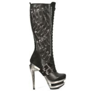  M.ROCK205-R1 VELOUR NEGRO NOMADA NEGRO ROCK ACERO -  1