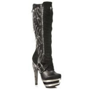 M.ROCK205-R1 VELOUR NEGRO NOMADA NEGRO ROCK ACERO -  2