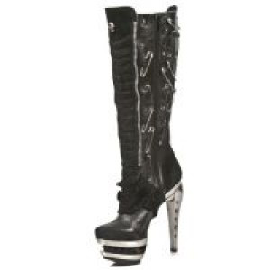  M.ROCK205-R1 VELOUR NEGRO NOMADA NEGRO ROCK ACERO -  4