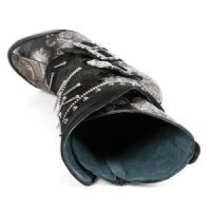  M.ROCK208-C1 VELOUR NEGRO VINTAGE FLOWER ROJO ROCK ACERO -  6